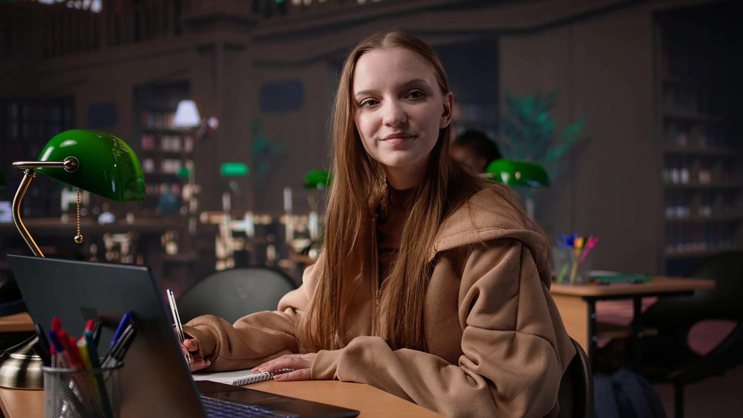 Image illustrant une jeune étudiante