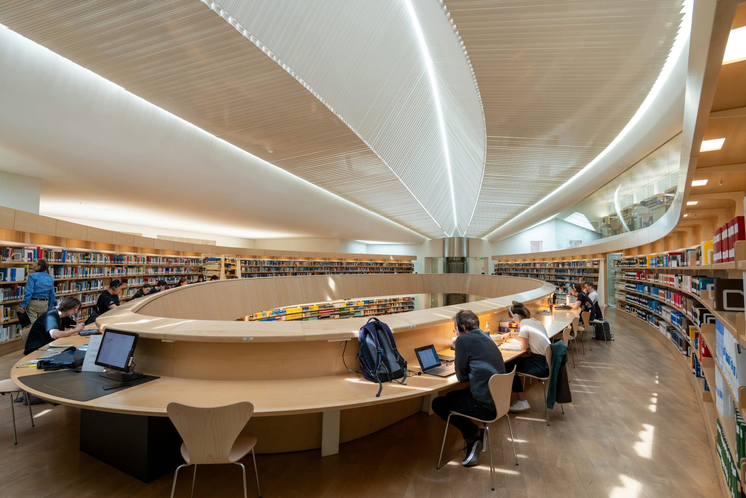 Intérieur de la Bibliothèque de l’Université de Montpellier